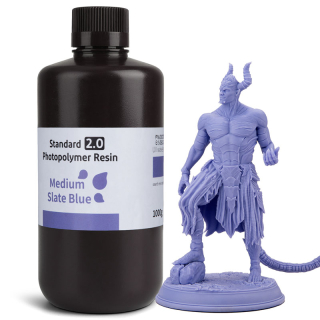 ELEGOO Standard 2.0 Resin Medium State Blue, 1 kg